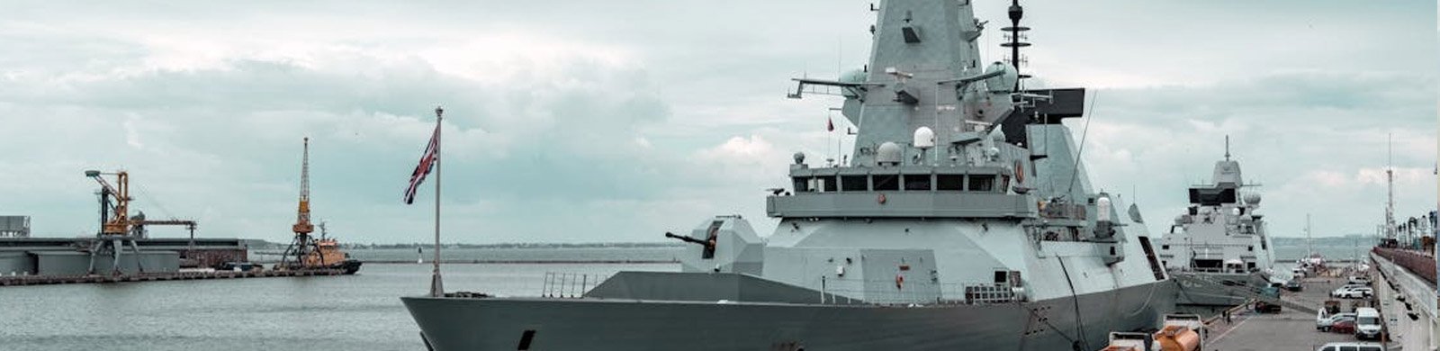 Defense shipbuilding banner